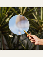 Gold Plated Handle Mirror