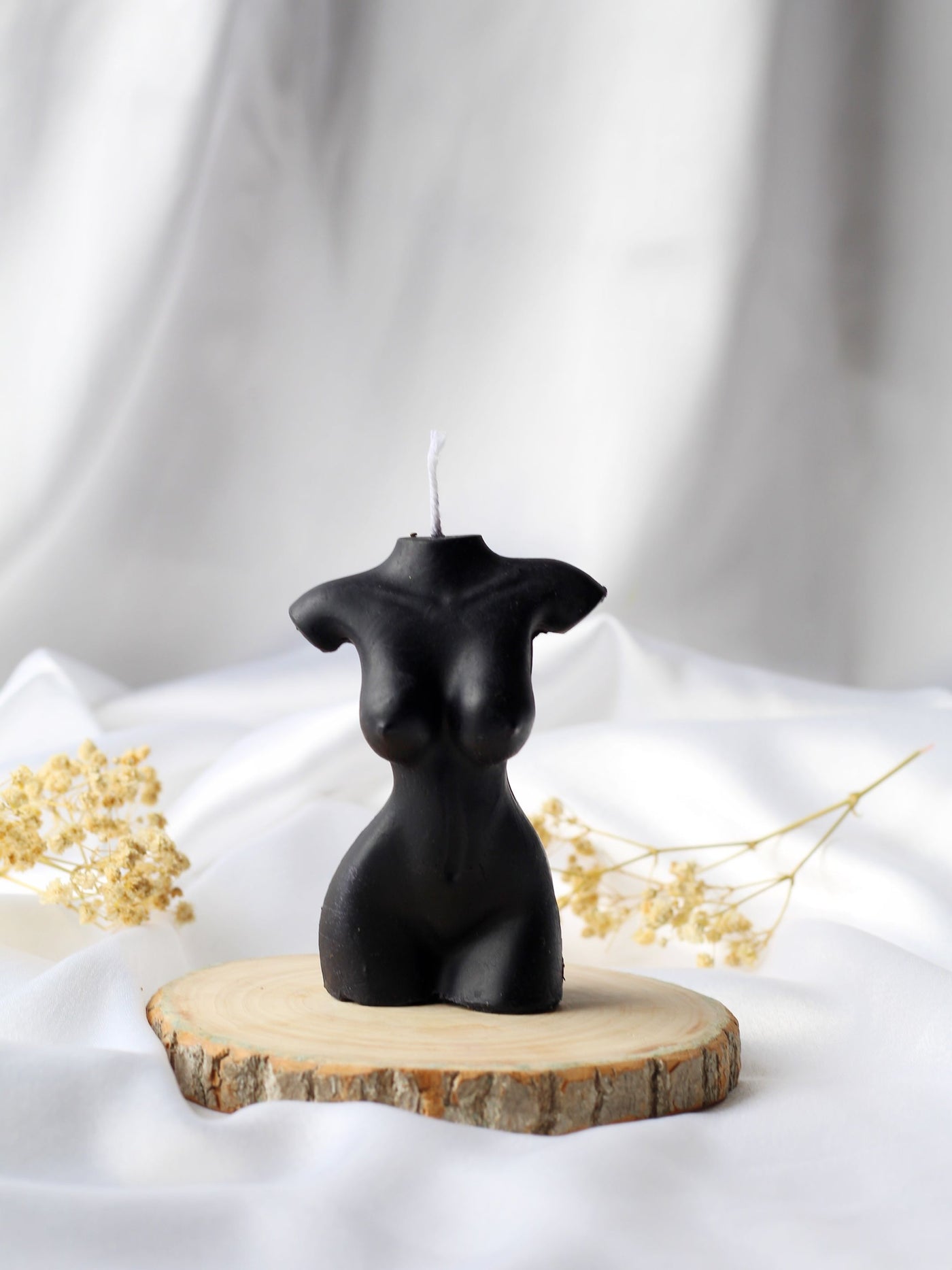 Black Women Torso Soy Scented Candle