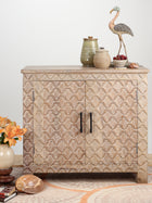 Ocean Hand Carved Cabinet