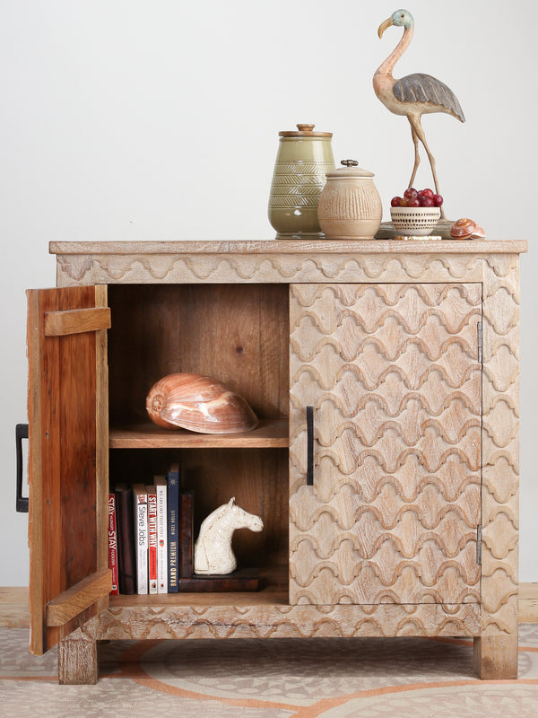 Ocean Hand Carved Cabinet