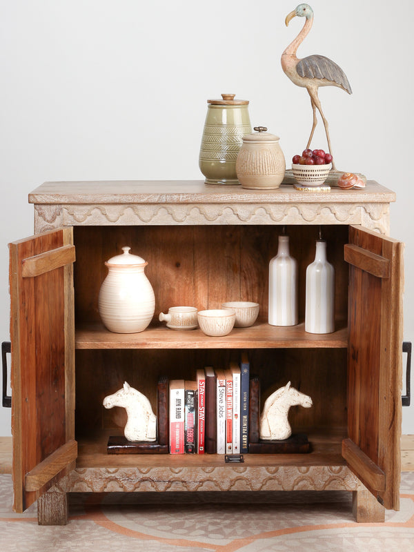Ocean Hand Carved Cabinet