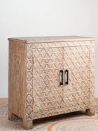 Ocean Hand Carved Cabinet