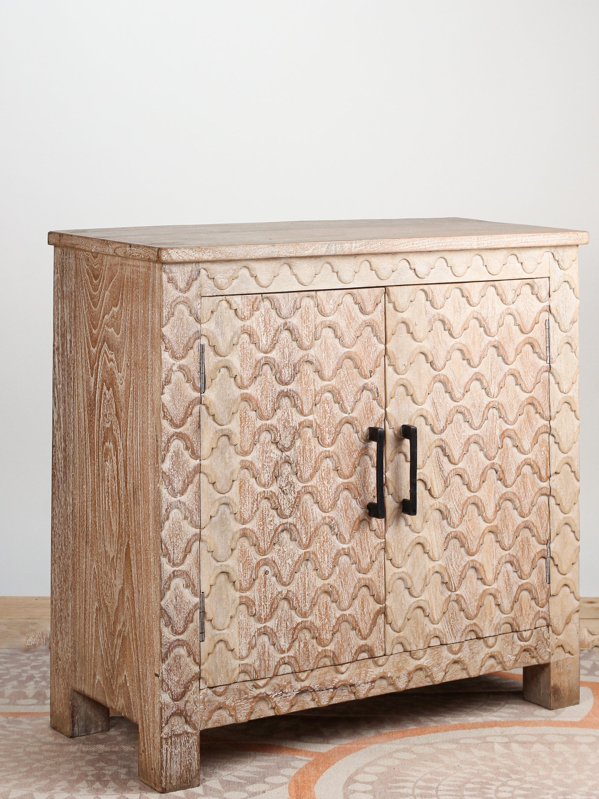 Ocean Hand Carved Cabinet