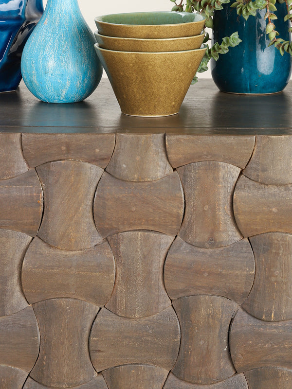 Mod Weave Textured Cabinet
