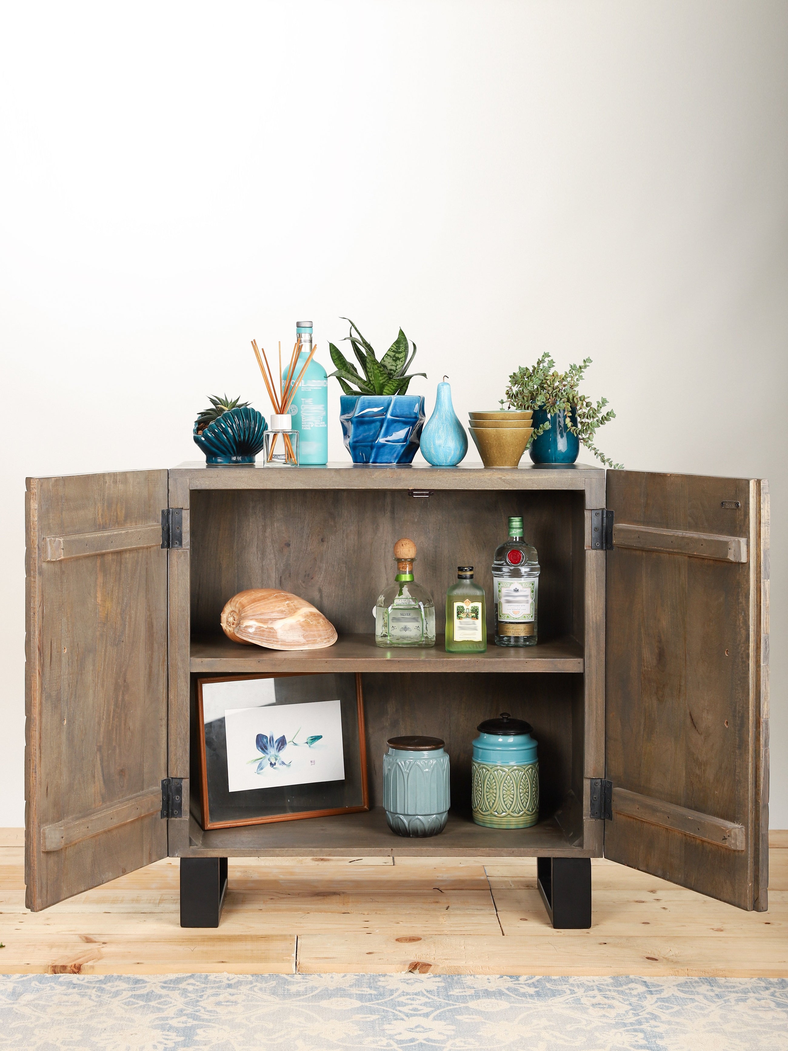 Mod Weave Textured Cabinet