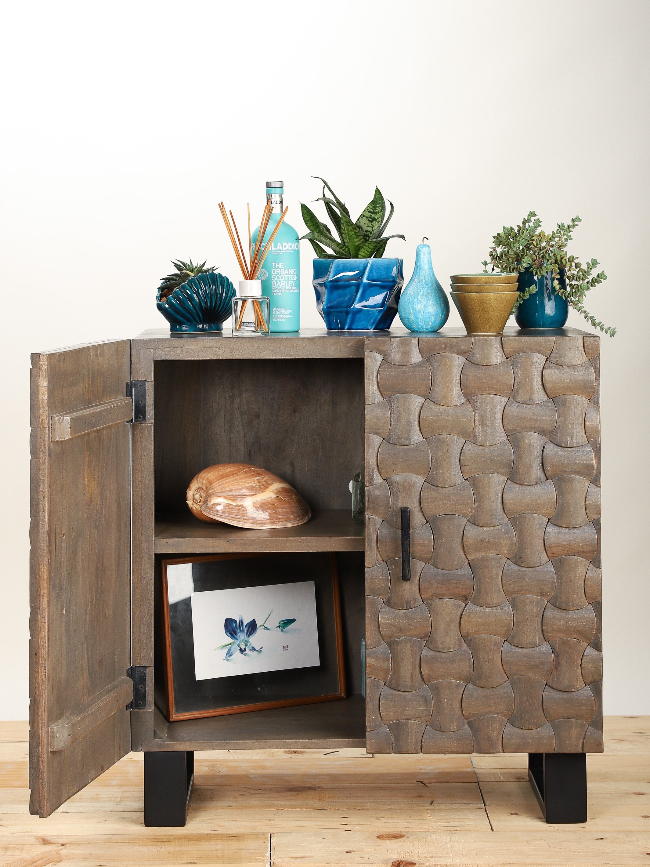 Mod Weave Textured Cabinet