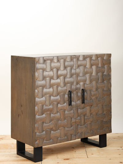 Mod Weave Textured Cabinet