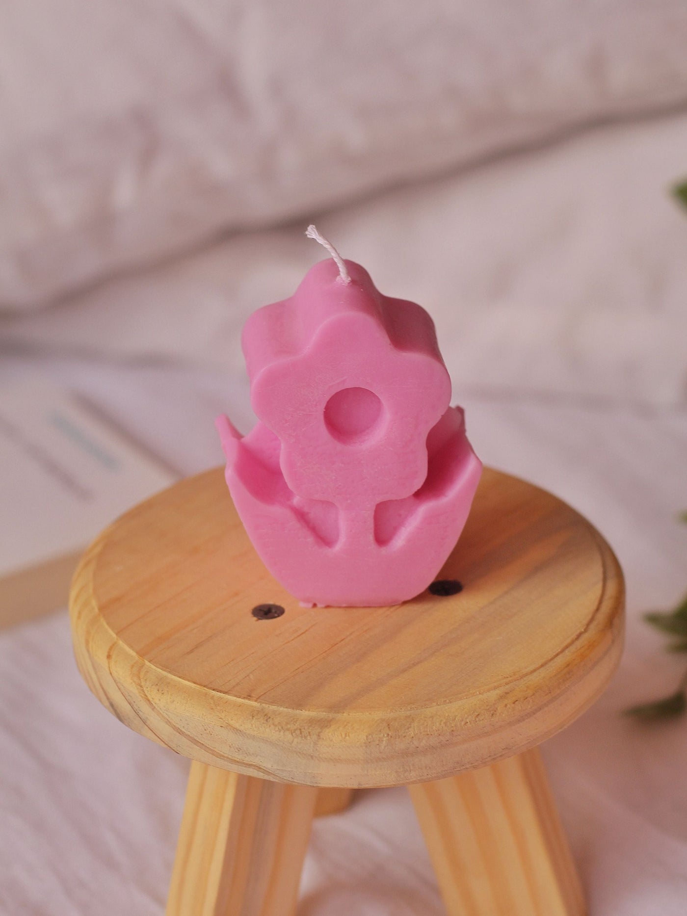 Flower Shaped Soy Wax Candle