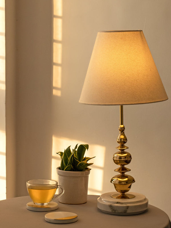 Jaypore Lamp - Marble & Brass