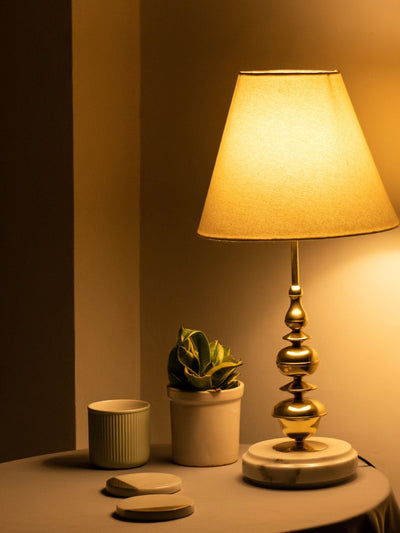 Jaypore Lamp - Marble & Brass