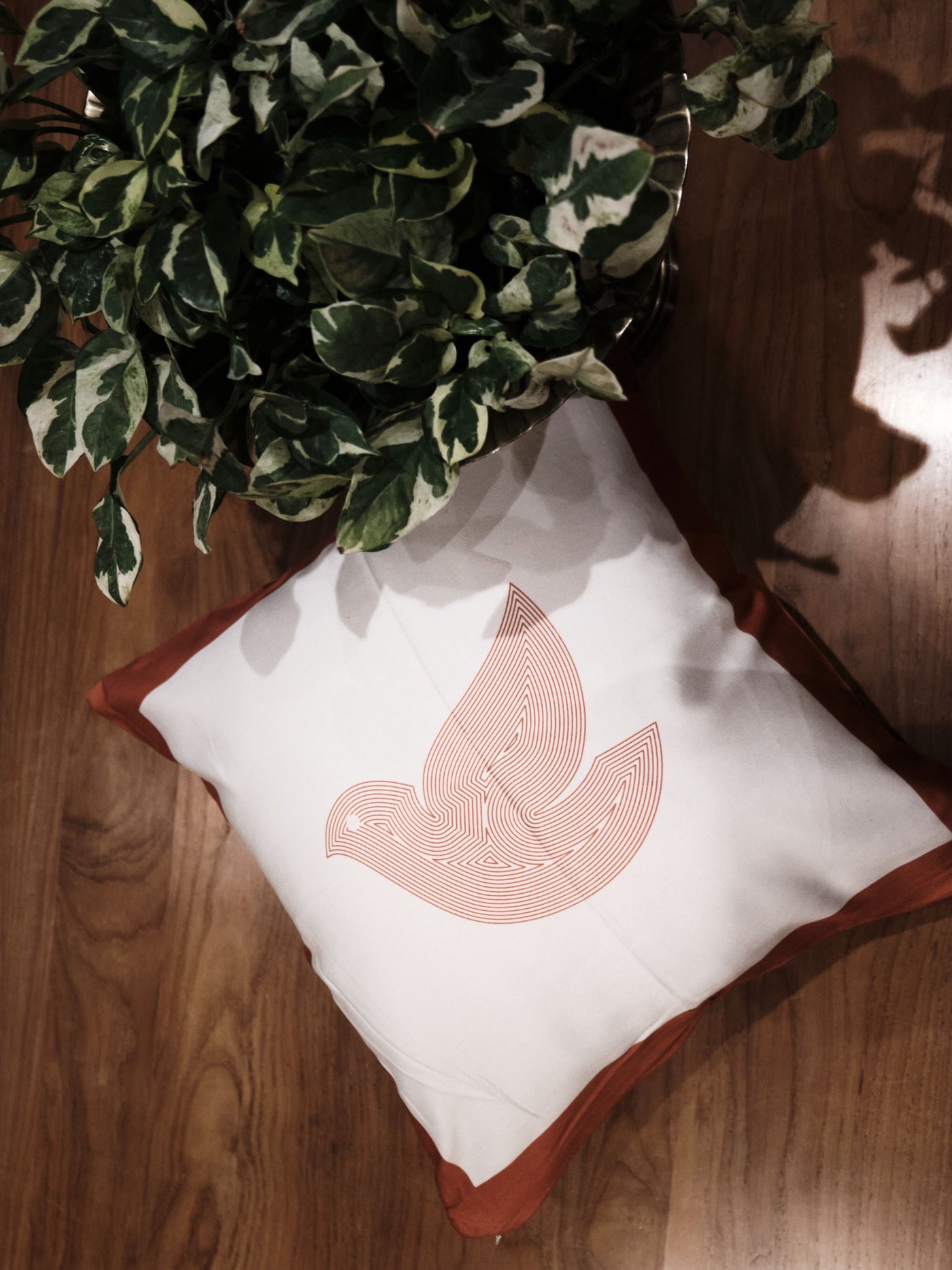 Cushion Cover - The Bageecha In Rust