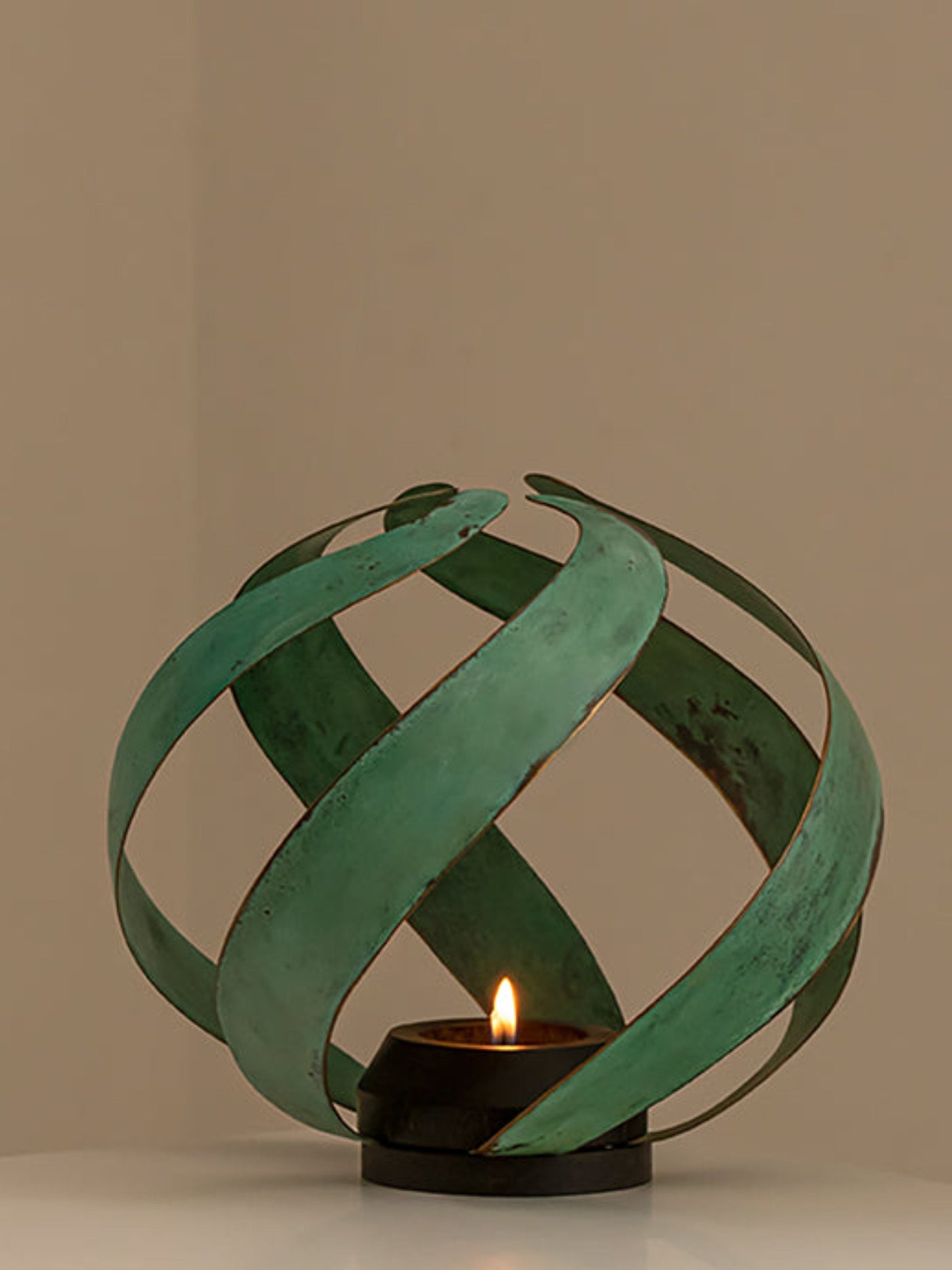 Table Lamp - Light Ball - Verdigris