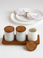 Marble Servers - Mandala Condiment