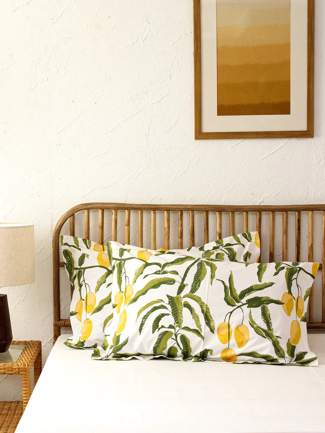 Amra Yellow Pillow Cover