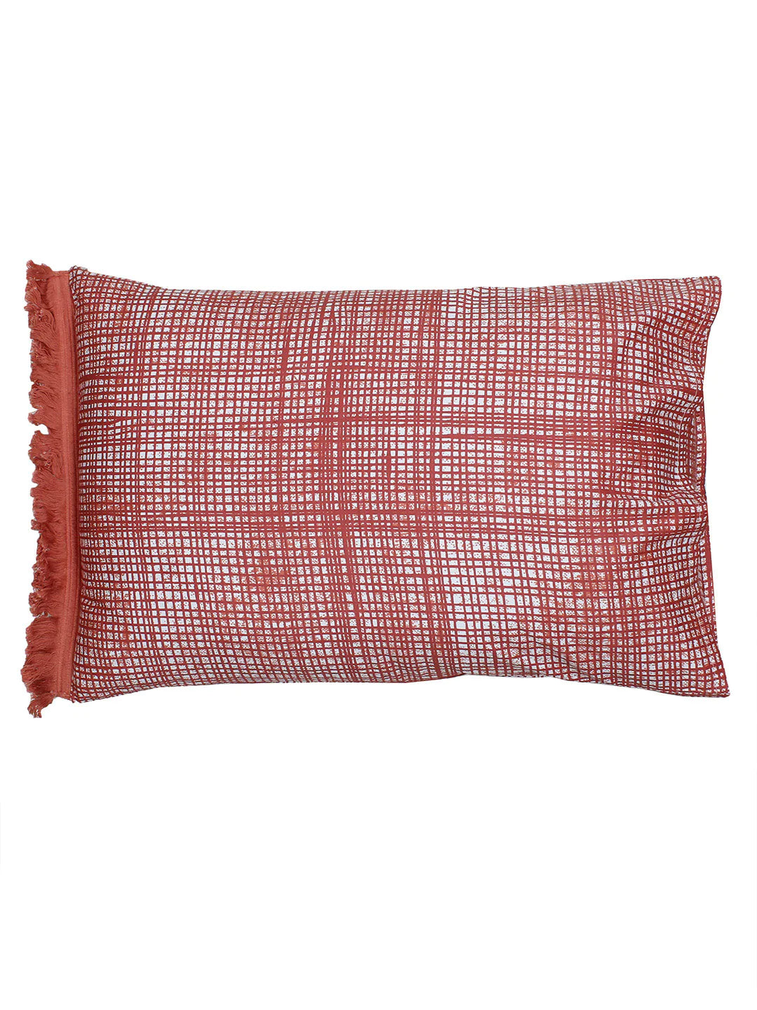 Kattam-Kuta Red Pillow Cover