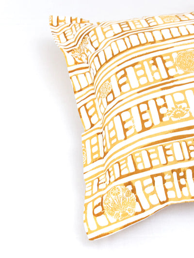 Sanchi Yellow Pillow Cover