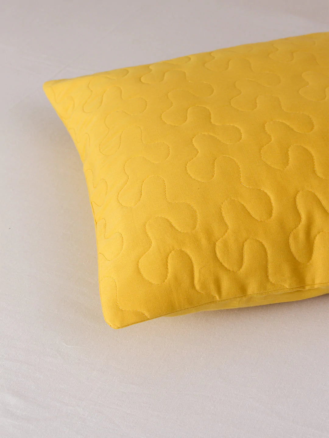 Suryamukhi Yellow Pillow Cover