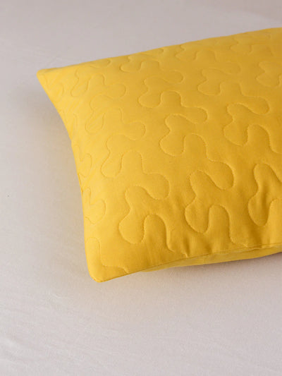 Suryamukhi Yellow Pillow Cover