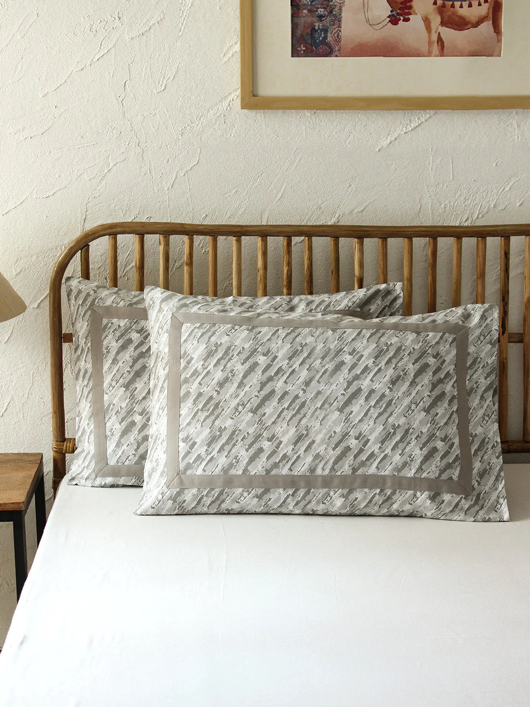 Tulika Grey Pillow Cover