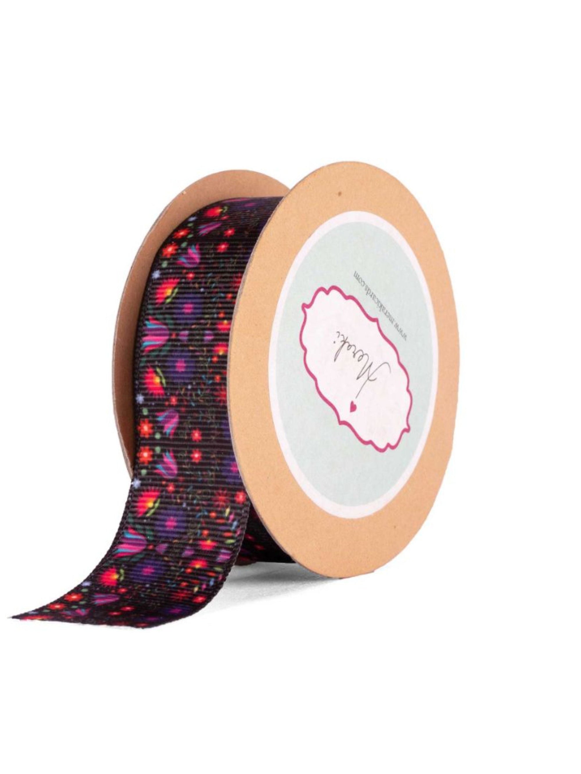Multicoloured Floral Pattern Ribbon