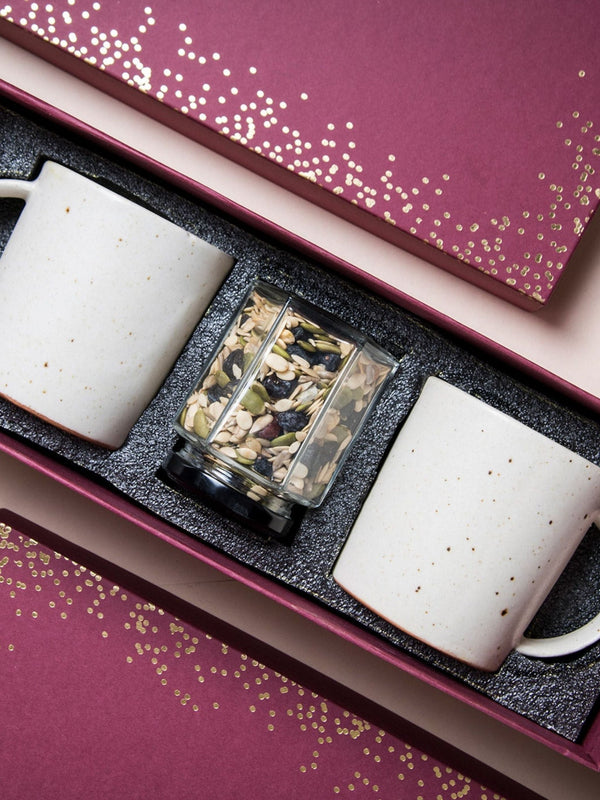 Rann Mugs & Trail Mix Gift Box