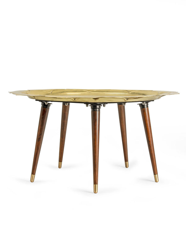 Brass Lotus Coffee Table