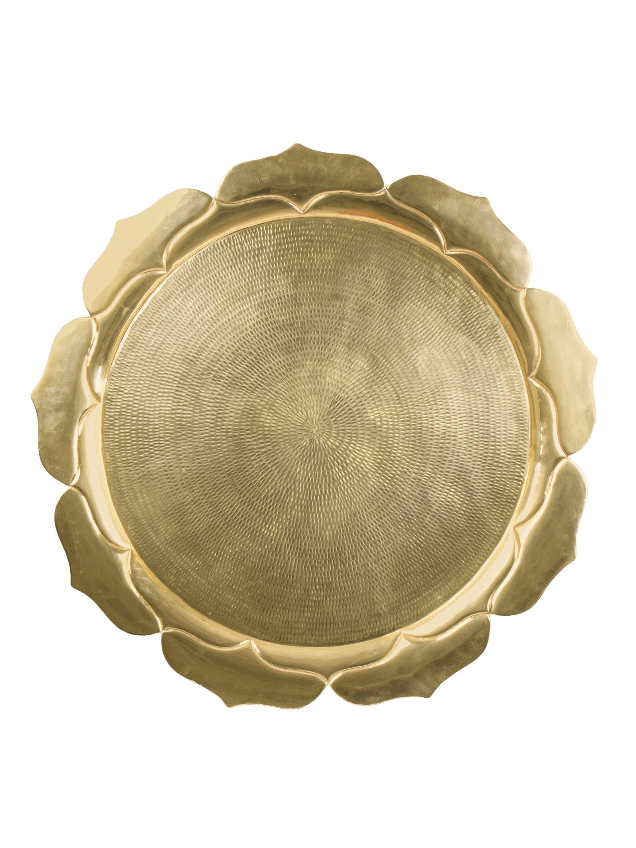 Brass Lotus Coffee Table