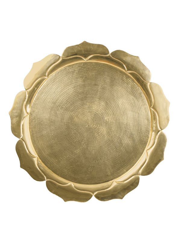 Brass Lotus Coffee Table