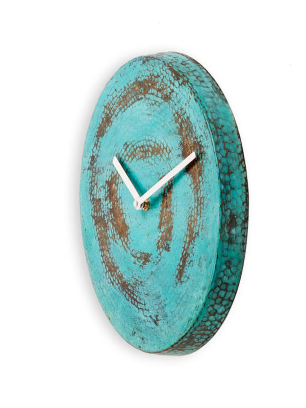 Wall O Clock - Verdigris