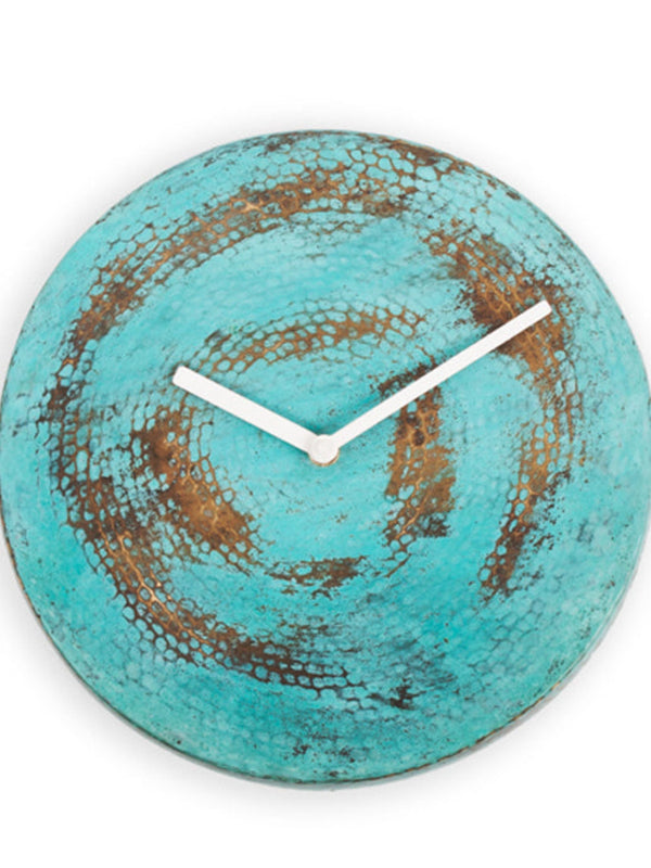 Wall O Clock - Verdigris