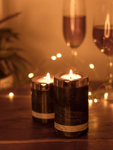 Tea Light Candle Holder - Yin Towers