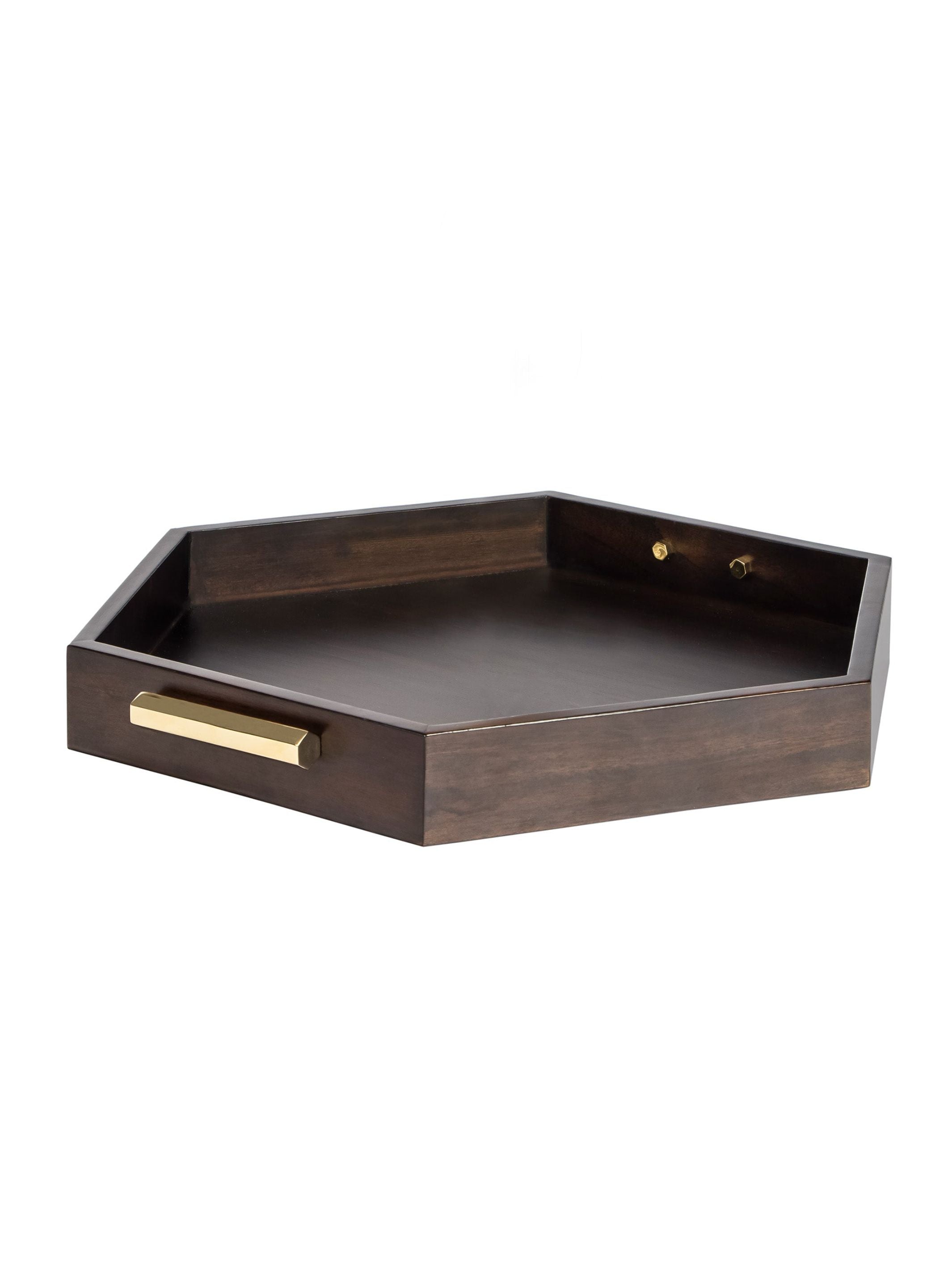 Wooden Hex Tray