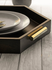 Wooden Hex Tray