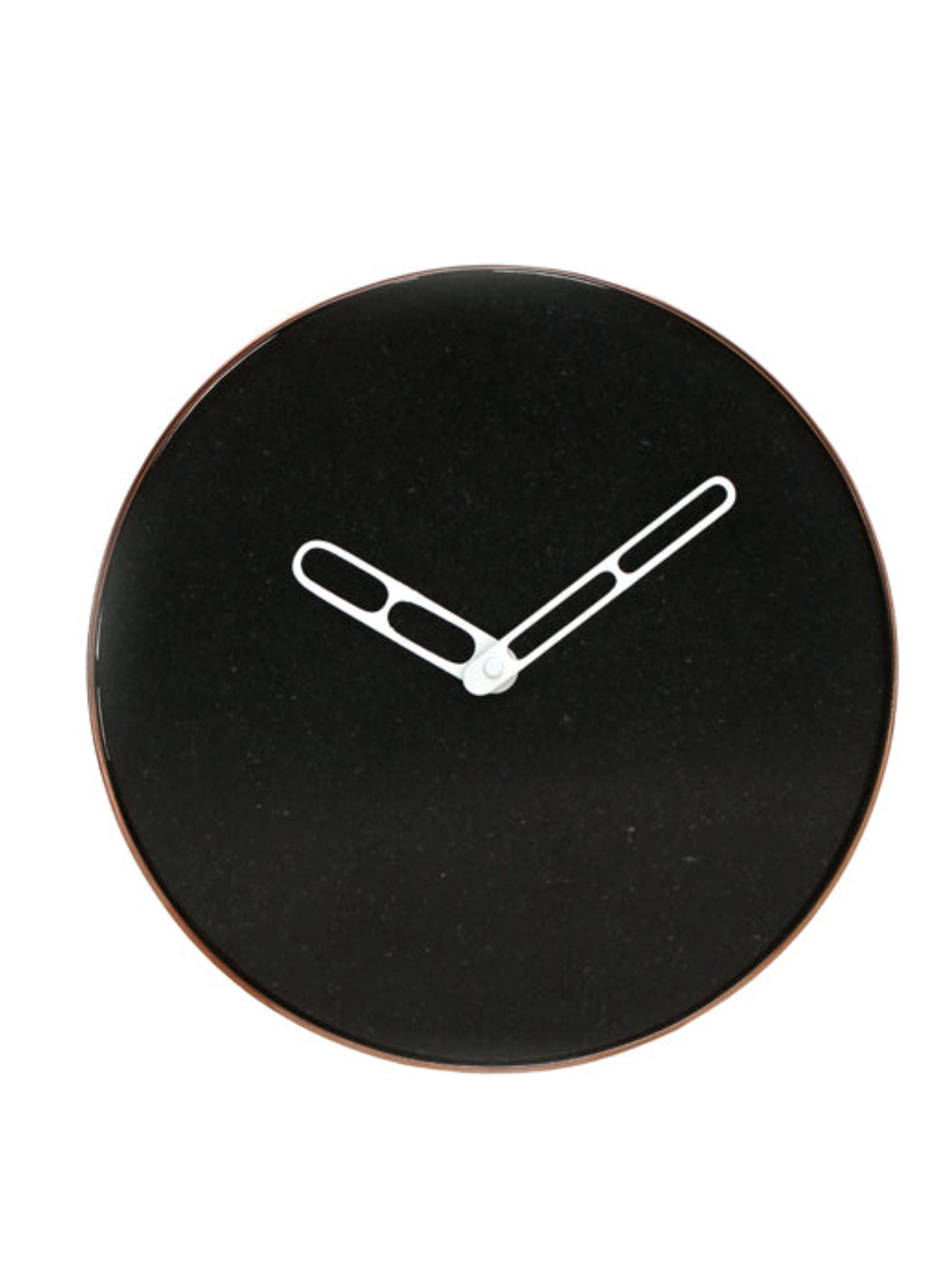 Black Marble Yin Clock
