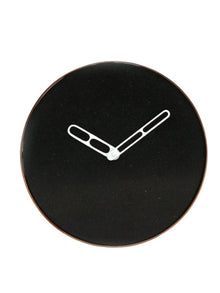 Black Marble Yin Clock
