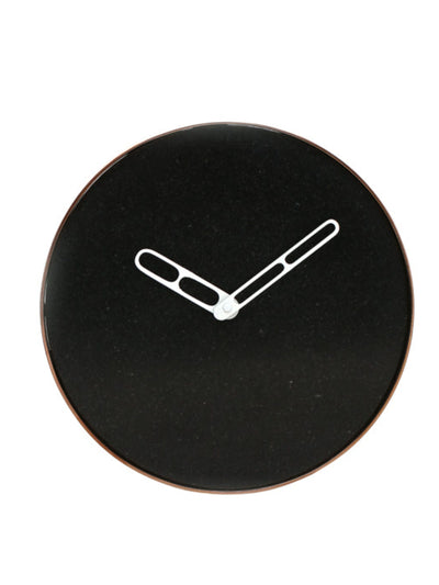 Black Marble Yin Clock