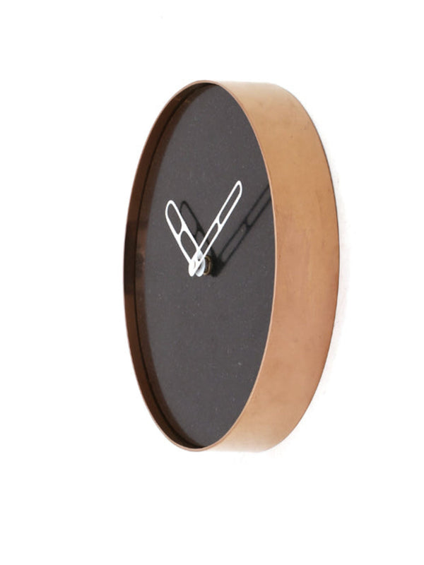 Black Marble Yin Clock