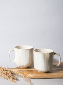 Striped Ivory Mug