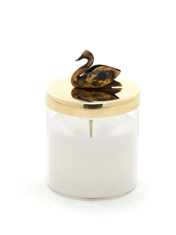 Swan _Glass Jar Candle
