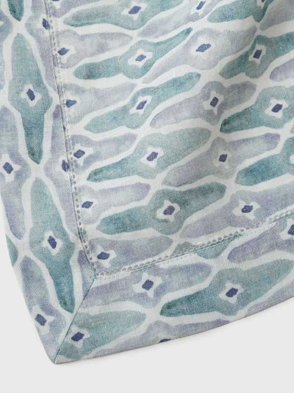 Table Cover - Mosaic Blue