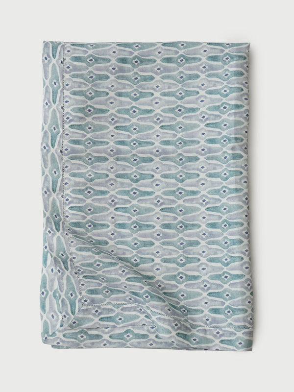 Table Cover - Mosaic Blue