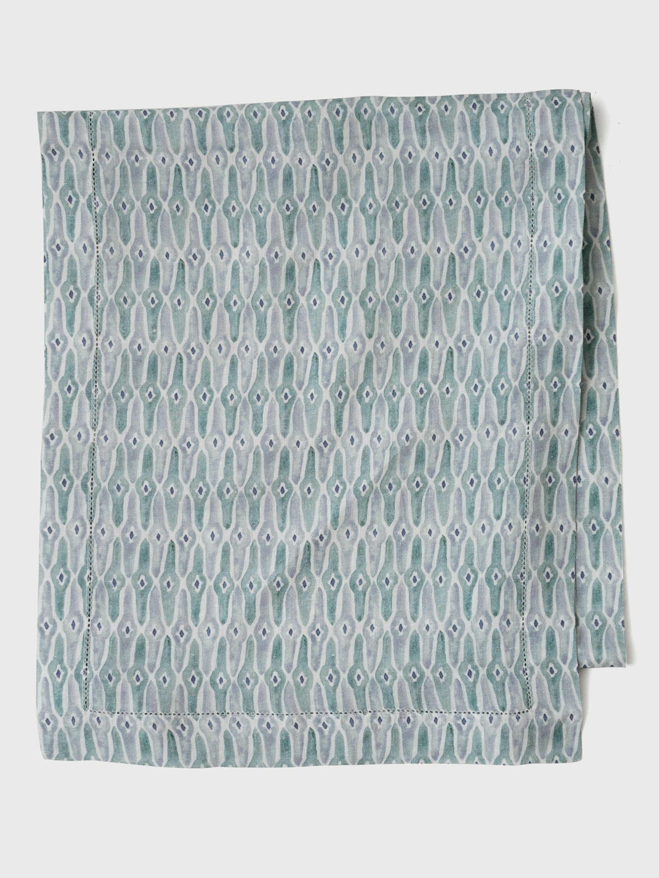 Table Runner - Mosaic Blue