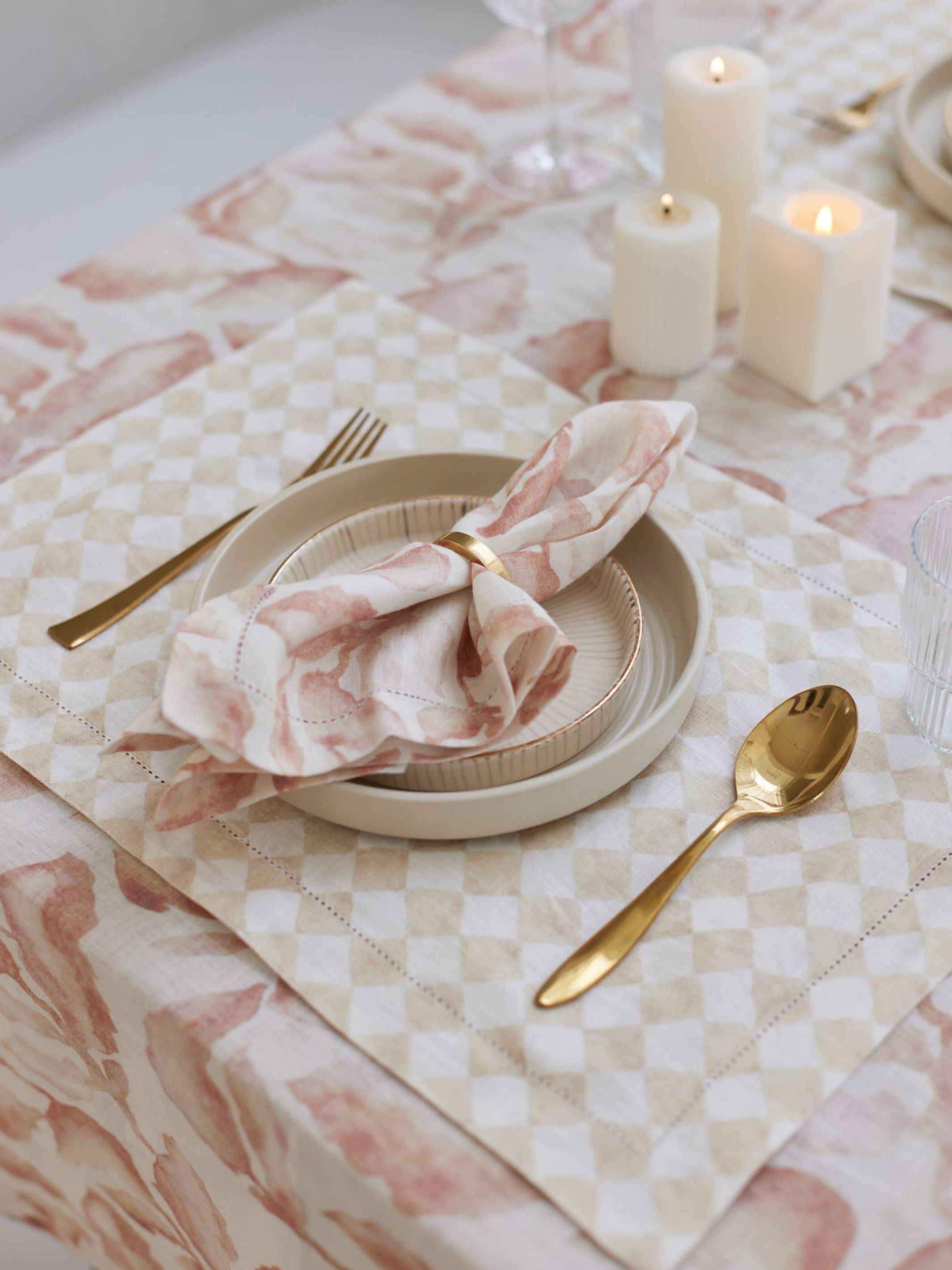 Table Napkin - Cascade Blush