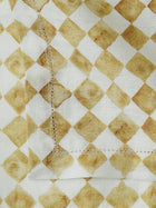 Table Napkin - Checker Ochre