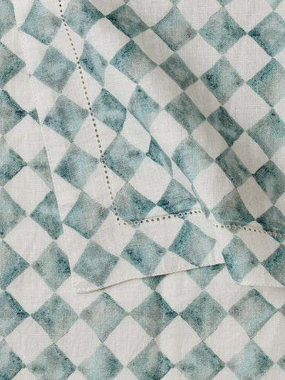 Table Mat - Checker Blue