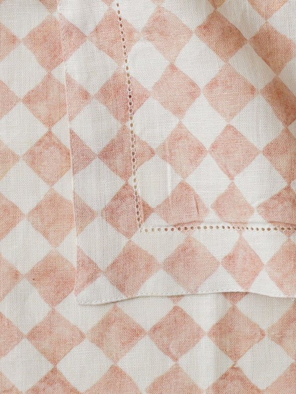 Table Mat - Checker Blush
