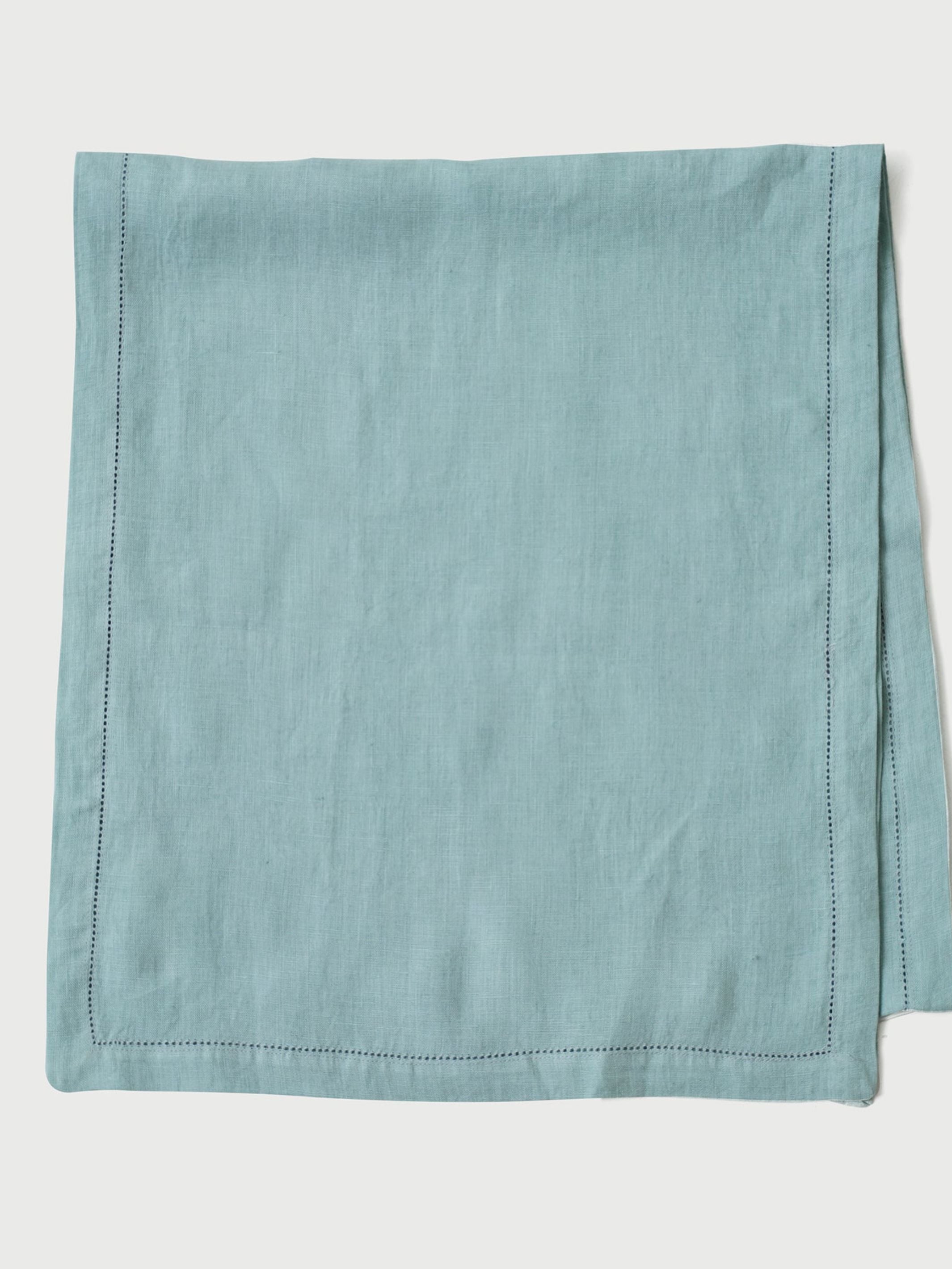 Linen Table Runner - Powder Blue