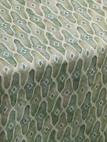 Mosaic Sage Linen Table Cover