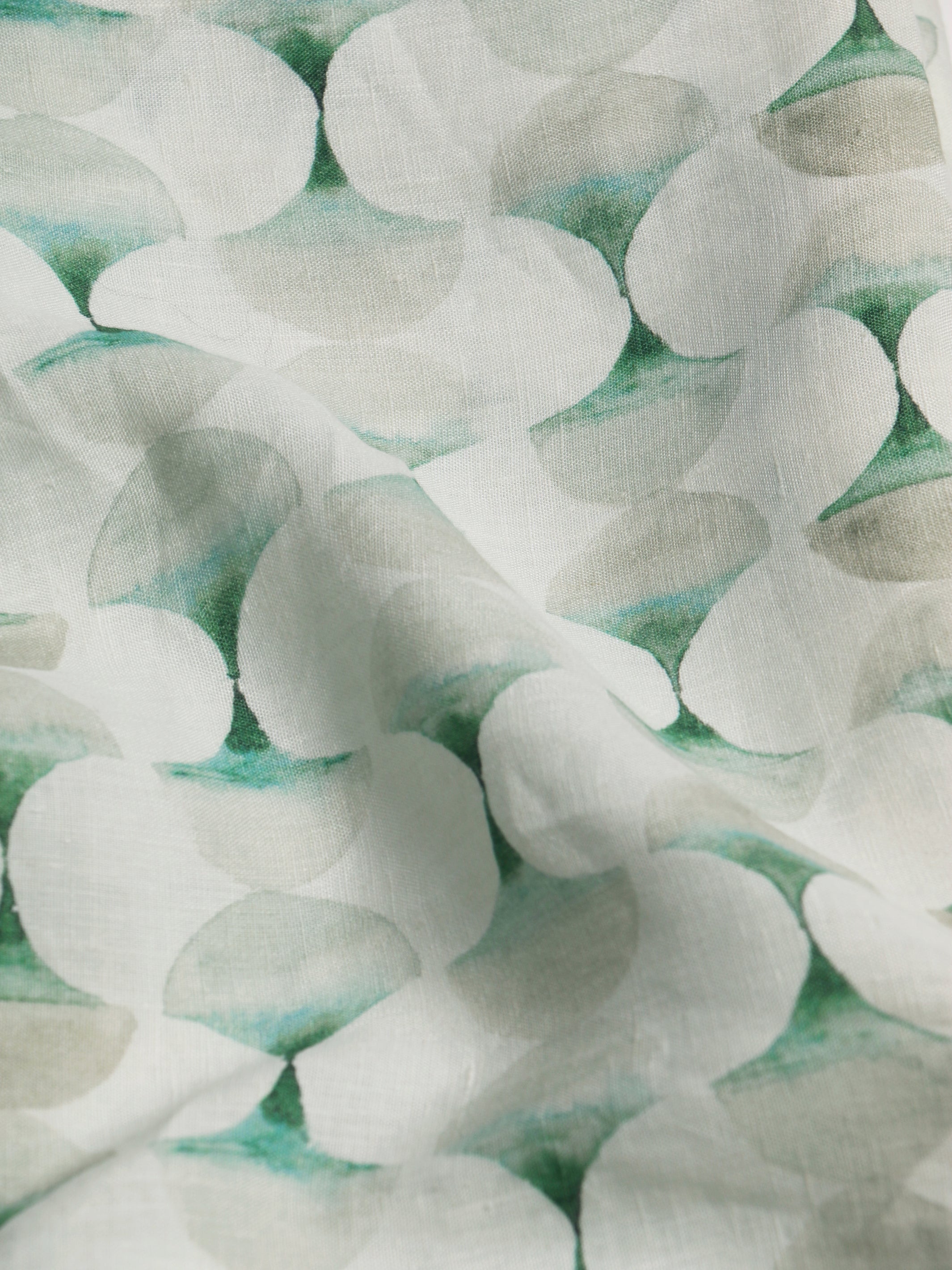 Cove Teal Linen Table Cover