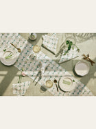 Cove Teal Linen Table Runner